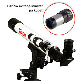 Vixen Space Eye 70 teleskop / stjärnkikare startpaket